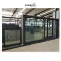 Factory Supply Windproof Waterproof New Construction Aluminium Double Glass Sliding Door Exterior Walls Designs Doors For Sale